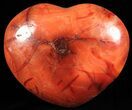 Colorful Carnelian Agate Heart #59499-1